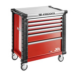 Facom 6 drawer Steel Wheeled Roller Cabinet