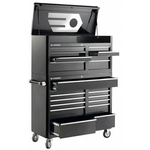 Facom 13 drawer Wheeled Tool Chest, 1.042m x 500mm x 1.166m
