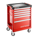Facom 6 drawer Wheeled Tool Chest, 971mm x 518mm x 779mm