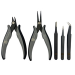 RS PRO 5 Piece ESD Tool Kit with Wallet
