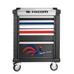 Facom 6 drawer Aluminium Wheeled Tool Cabinet x 814mm x 1.005m