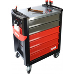 SAM 6 drawer ABS Wheeled Tool Trolley, 1.15m x 840mm x 520mm