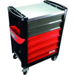SAM 6 drawer ABS Wheeled Tool Trolley, 1.1m x 860mm x 510mm