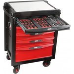 SAM 6 drawer ABS Wheeled Tool Trolley, 1.1m x 560mm x 840mm