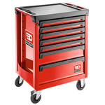 Facom 7 drawer Polypropylene with Fiber Wheeled Tool Cabinet, 972mm x 515mm x 779mm