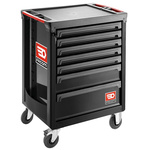 Facom 7 drawer Polypropylene with Fiber Wheeled Tool Cabinet, 972mm x 515mm x 779mm