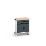 Bott 2 drawer Steel Wheeled Tool Cabinet, 980mm x 800mm x 600mm