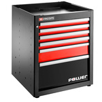 6 drawer Epoxy Coated Metal Tool Cabinet, 840mm x 701mm x 722mm