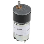 Crouzet Brushed Geared DC Geared Motor, 3 W, 24 V dc, 50 Ncm, 45 rpm, 5mm Shaft Diameter