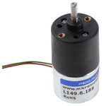 Micromotors Brushed Geared DC Geared Motor, 6 V dc, 14 Ncm, 7 rpm, 4mm Shaft Diameter