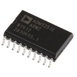 Analog Devices ADM3251EARWZ Line Transceiver, 20-Pin SOIC W