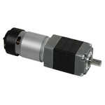 Micromotors Brushed Geared DC Geared Motor, 51.6 W, 24 V dc, 60 Ncm, 470 rpm, 8.2mm Shaft Diameter