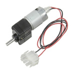 Nidec Brushed Geared DC Geared Motor, 2.84 W, 24 V dc, 50 Ncm, 65 rpm, 6mm Shaft Diameter