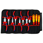 Knipex 11 Piece Electricians Tool Roll with Roll, VDE Approved