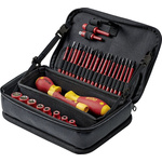 Wiha 32 Piece Electricians Tool Kit with Bag, VDE Approved