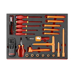 Facom 23 Piece MODULE OF TOOLS FOR EV Tool Kit with Modules, VDE Approved
