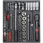 SAM 135 Piece Electrician's Tool Kit Tool Kit with Modules