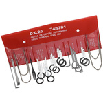 Facom 11 Piece Car Radio Removal Tool Kit Tool Kit with Pouch