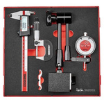 Teng Tools 3 Piece Measuring Tool Set Tool Kit with Foam Inlay