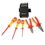 CK 5 Piece Essential Tool Kit Tool Kit with Pouch, VDE Approved