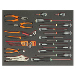 Bahco 25 Piece Maintenance Tool Kit with Foam Inlay