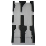 SAM Foam Tool Tray, inner Dimensions 405 x 180 x 40mm, W 180mm, L 405mm, H 40mm