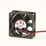 RS PRO Axial Fan, 12 V dc, DC Operation, 40.8m³/h, 2.8W, 230mA Max, 60 x 60 x 25mm