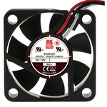 RS PRO Axial Fan, 12 V dc, DC Operation, 11.9m³/h, 1.2W, 100mA Max, 40 x 40 x 10mm