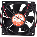 RS PRO Axial Fan, 24 V dc, DC Operation, 68m³/h, 2.4W, 160mA Max, 80 x 80 x 25mm