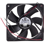 RS PRO Axial Fan, 24 V dc, DC Operation, 144.4m³/h, 5.8W, 240mA Max, 120 x 120 x 25mm