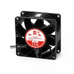 RS PRO Axial Fan, 24 V dc, DC Operation, 168.2m³/h, 13W, 500mA Max, 80 x 80 x 38mm
