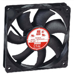 RS PRO Axial Fan, 24 V dc, DC Operation, 121m³/h, 3W, 140mA Max, 120 x 120 x 25mm