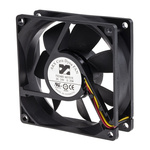 ARX CeraDyna Series Axial Fan, 24 V dc, DC Operation, 69m³/h, 3.84W, 160mA Max, 80 x 80 x 25mm