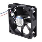 ebm-papst 600 F Series Axial Fan, 12 V dc, DC Operation, 27m³/h, 1W, 60 x 60 x 15mm