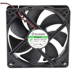 Sunon ME Series Axial Fan, 12 V dc, DC Operation, 183.8m³/h, 5.5W, 451mA Max, 120 x 120 x 25mm