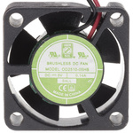 RS PRO Axial Fan, 5 V dc, DC Operation, 4.6m³/h, 700mW, 140mA Max, 25 x 25 x 10mm