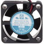 RS PRO Axial Fan, 12 V dc, DC Operation, 2.5m³/h, 840mW, 70mA Max, 25 x 25 x 10mm