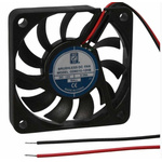 RS PRO Axial Fan, 12 V dc, DC Operation, 35.7m³/h, 3W, 250mA Max, 60 x 60 x 10mm