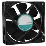 RS PRO Axial Fan, 48 V dc, DC Operation, 181.8m³/h, 7.2W, 150mA Max, IP55, 120 x 120 x 32mm