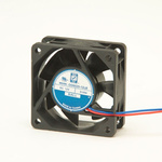RS PRO Axial Fan, 12 V dc, DC Operation, 40.8m³/h, 2.8W, 230mA Max, IP55, 60 x 60 x 25mm