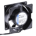 ebm-papst 3000 Series Axial Fan, 230 V ac, AC Operation, 75m³/h, 12W, 52mA Max, 92 x 92 x 38mm