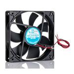 RS PRO Axial Fan, 12 V dc, DC Operation, 120 ± 15%cfm, 5.4 ± 15%W, 0.45 ± 15%A Max, IP68, 120 x 120 x 25mm