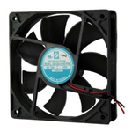 RS PRO Axial Fan, 24 V dc, DC Operation, 120 ± 15%cfm, 5.5 ± 15%W, 0.23 ± 15%A Max, IP68, 120 x 120 x 25mm