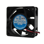 RS PRO Axial Fan, 12 V dc, DC Operation, 25 ± 15%cfm, 1.8 ± 15%W, 0.15 ± 15%A Max, IP68, 60 x 60 x 25mm