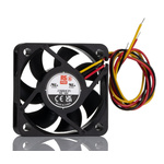RS PRO Axial Fan, 12 V dc, DC Operation, 15cfm, 1.152W, 80mA Max, 50 x 50 x 15mm