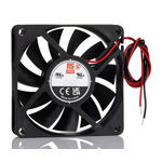 RS PRO Axial Fan, 12 V dc, DC Operation, 33.4cfm, 3.6W, 250mA Max, 70 x 70 x 15mm