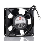 RS PRO Axial Fan, 230 V ac, AC Operation, 185.9cfm, 18W, 65mA Max, 120 x 120 x 38mm
