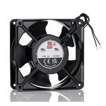 RS PRO Axial Fan, 230 V ac, AC Operation, 85cfm, 10.8W, 39mA Max, 119 x 119 x 38mm