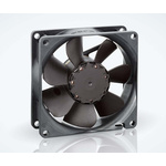 ebm-papst 8400 N Series Axial Fan, 24 V dc, DC Operation, 79m³/h, 2.8W, 120mA Max, IP20, 80 x 80 x 25mm