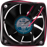 RS PRO Axial Fan, 12 V dc, DC Operation, 23.8m³/h, 1.3W, 80mA Max, 60 x 60 x 15mm